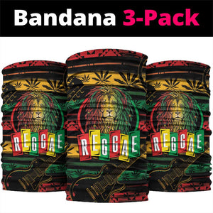International Reggae Day Neck Gaiter Rastafarian Lion Legend of Reggae LT01