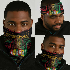 International Reggae Day Neck Gaiter Rastafarian Lion Legend of Reggae LT01