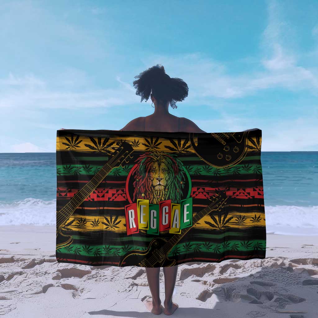 International Reggae Day Sarong Rastafarian Lion Legend of Reggae