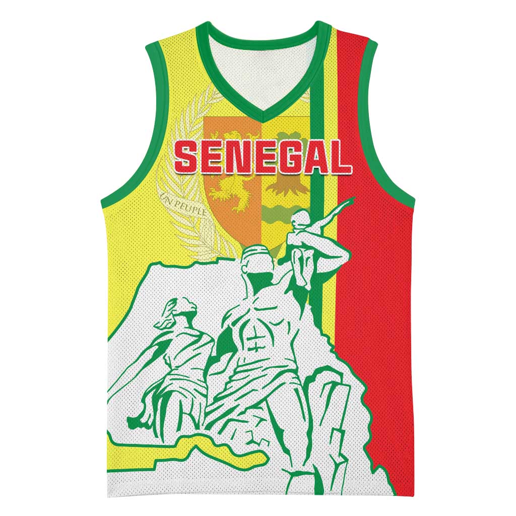 Senegal Independence Day Basketball Jersey - Un Peuple, Un But, Une Foi, 64th Anniversary - African Pride