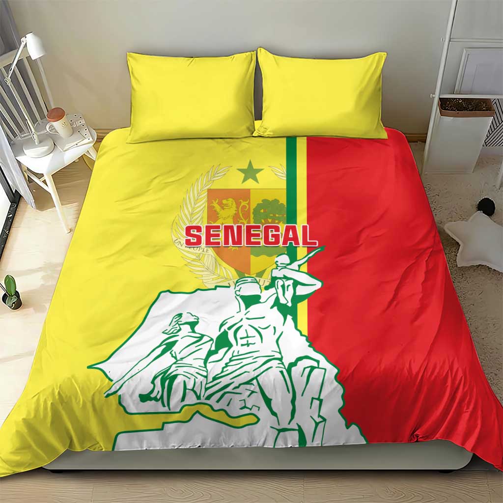 Senegal Independence Day Bedding Set - Un Peuple, Un But, Une Foi, 64th Anniversary