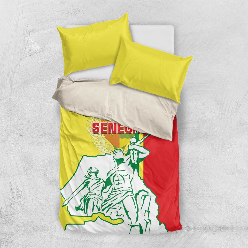 Senegal Independence Day Bedding Set - Un Peuple, Un But, Une Foi, 64th Anniversary