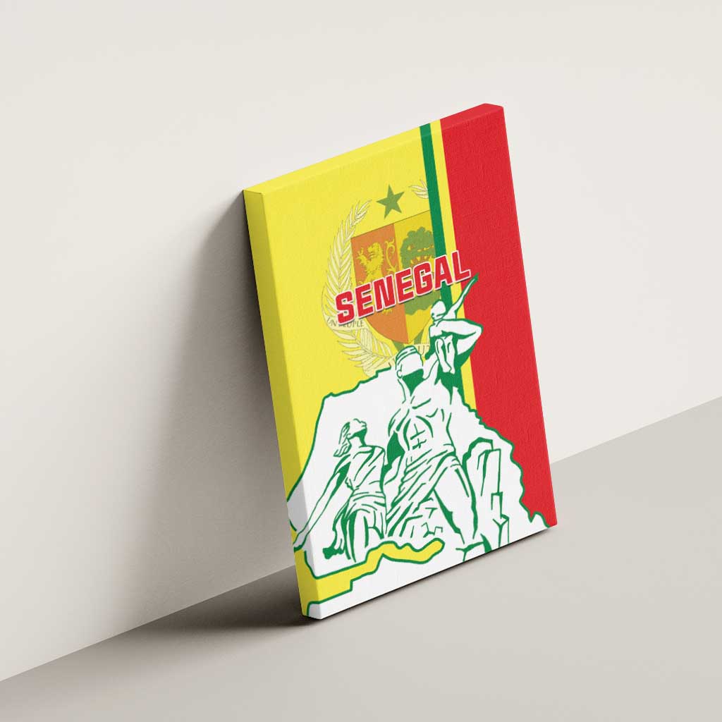 Senegal Independence Day Canvas Wall Art - Un Peuple, Un But, Une Foi, 64th Anniversary