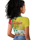 Senegal Independence Day Raglan Cropped T shirt - Un Peuple, Un But, Une Foi, 64th Anniversary