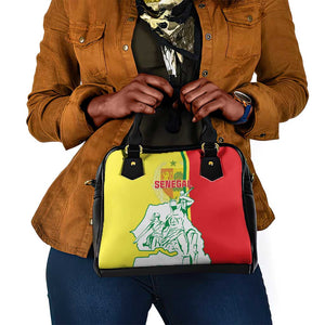 Senegal Independence Day Shoulder Handbag - Un Peuple, Un But, Une Foi, 64th Anniversary