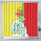 Senegal Independence Day Shower Curtain - Un Peuple, Un But, Une Foi, 64th Anniversary