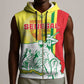 Senegal Independence Day Sleeveless Zip Hoodie - Un Peuple, Un But, Une Foi, 64th Anniversary - African Pride