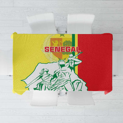 Senegal Independence Day Tablecloth - Un Peuple, Un But, Une Foi, 64th Anniversary