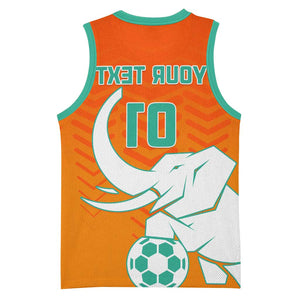 Ivory Coast Football Basketball Jersey - Go Les Elephants - African Pride