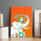 Ivory Coast Football Canvas Wall Art - Go Les Elephants