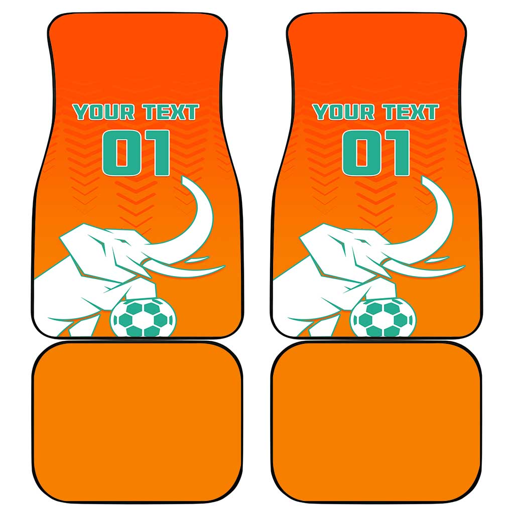Ivory Coast Football Car Mats - Go Les Elephants