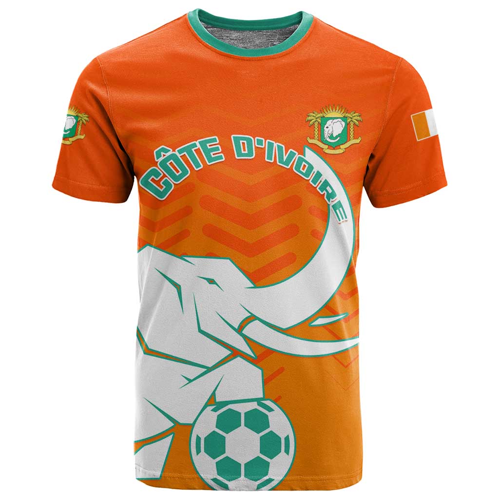 Ivory Coast Football T shirt - Go Les Elephants
