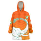 Ivory Coast Football Wearable Blanket Hoodie - Go Les Elephants