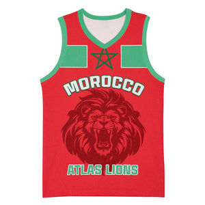 Morocco Football Basketball Jersey - Go The Atlas Lions - African Pride