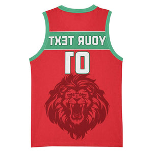 Morocco Football Basketball Jersey - Go The Atlas Lions - African Pride