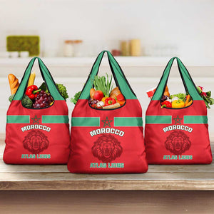 Morocco Football Grocery Bag - Go The Atlas Lions