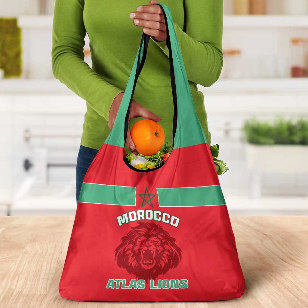Morocco Football Grocery Bag - Go The Atlas Lions