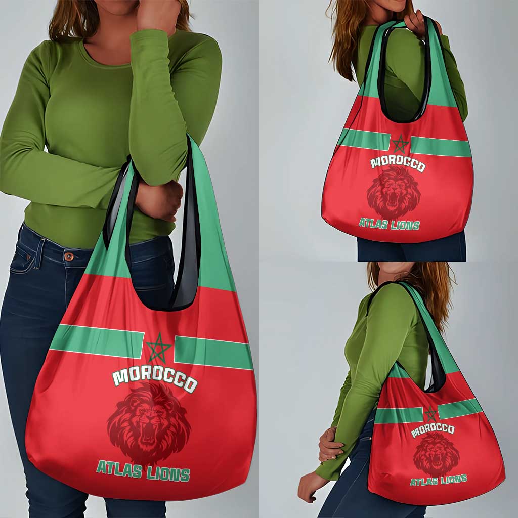Morocco Football Grocery Bag - Go The Atlas Lions