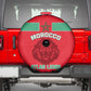 Morocco Football Spare Tire Cover - Go The Atlas Lions