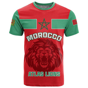 Morocco Football T shirt - Go The Atlas Lions