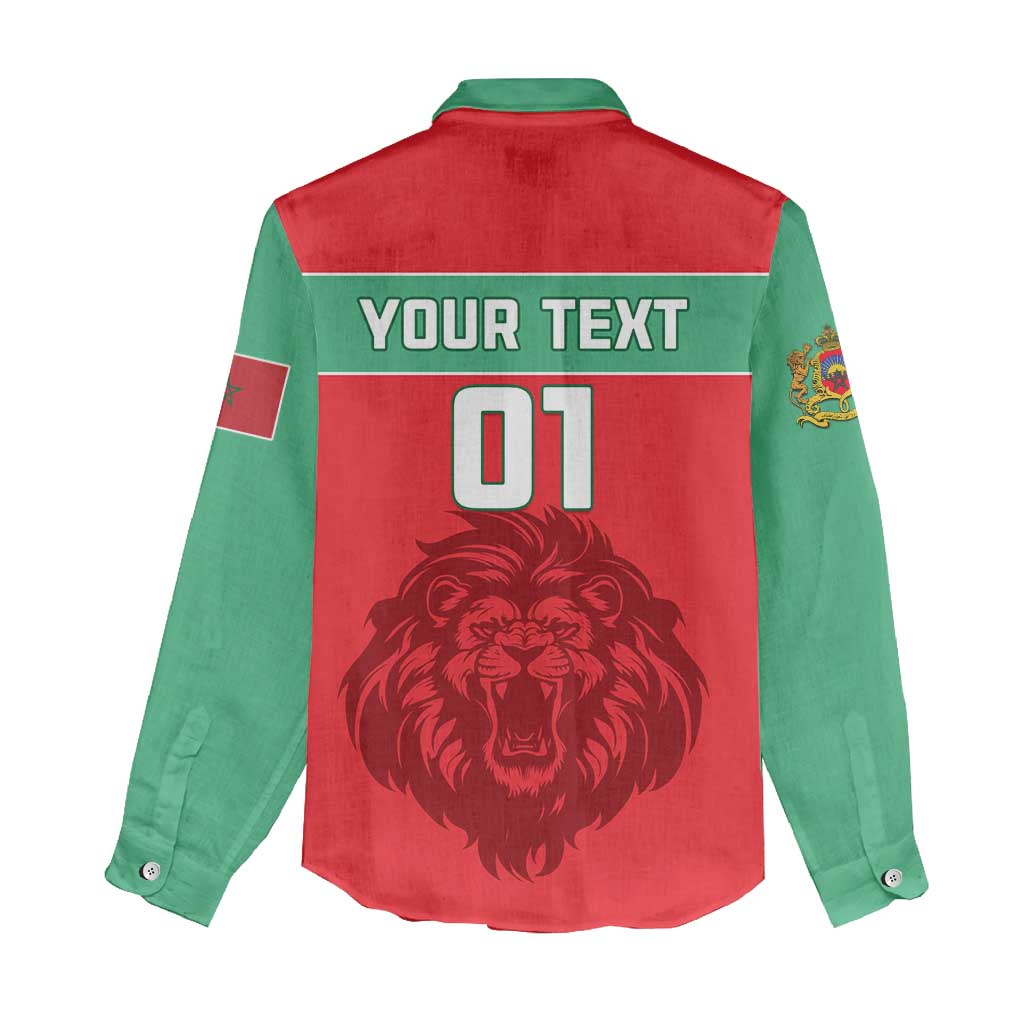 Morocco Football Women Casual Shirt - Go The Atlas Lions LT01