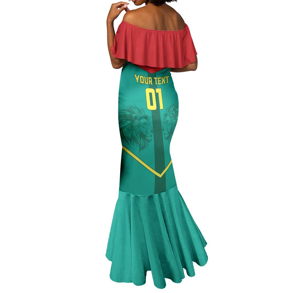 Support the Lions of Teranga - Senegal Football Mermaid Dress