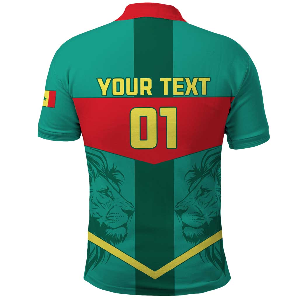 Support the Lions of Teranga - Senegal Football Polo Shirt