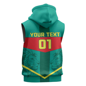 Support the Lions of Teranga - Senegal Football Sleeveless Hoodie - African Pride