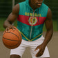 Support the Lions of Teranga - Senegal Football Sleeveless Zip Hoodie - African Pride
