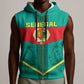 Support the Lions of Teranga - Senegal Football Sleeveless Zip Hoodie - African Pride