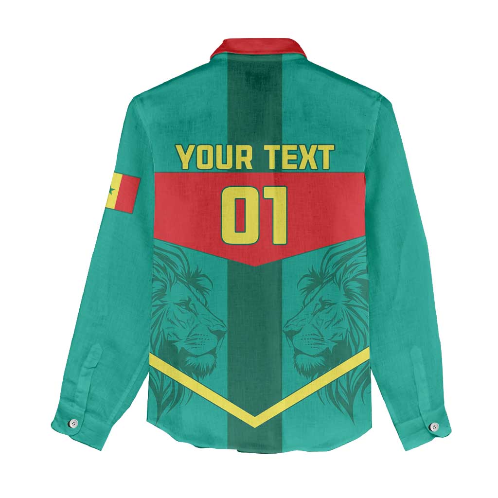 Support the Lions of Teranga - Senegal Football Women Casual Shirt LT01