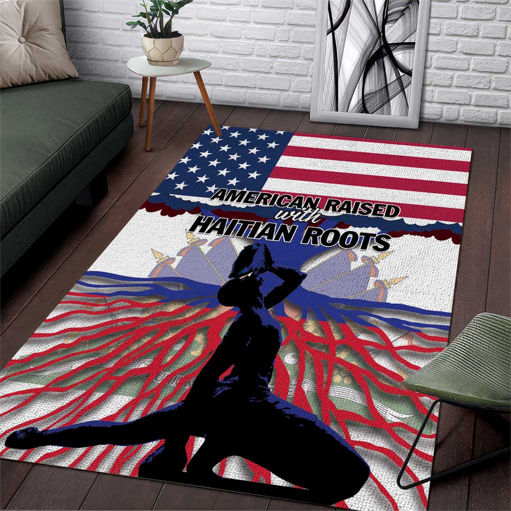 Hatian Rug Afro Haiti Heritage Month 2025 Area Rug American Raised With Haitian ...