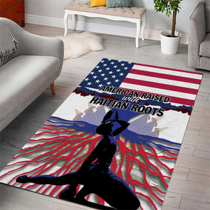 Afro Haiti Heritage Month 2025 Area Rug American Raised With Haitian Roots