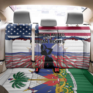 Afro Haiti Heritage Month 2025 Back Car Seat Cover American Raised With Haitian Roots
