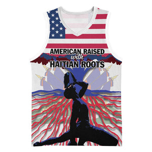 Afro Haiti Heritage Month 2025 Basketball Jersey American Raised With Haitian Roots - African Pride