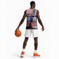 Afro Haiti Heritage Month 2025 Basketball Jersey American Raised With Haitian Roots - African Pride