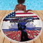 Afro Haiti Heritage Month 2025 Beach Blanket American Raised With Haitian Roots