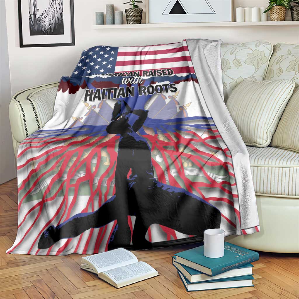 Afro Haiti Heritage Month 2025 Blanket American Raised With Haitian Roots