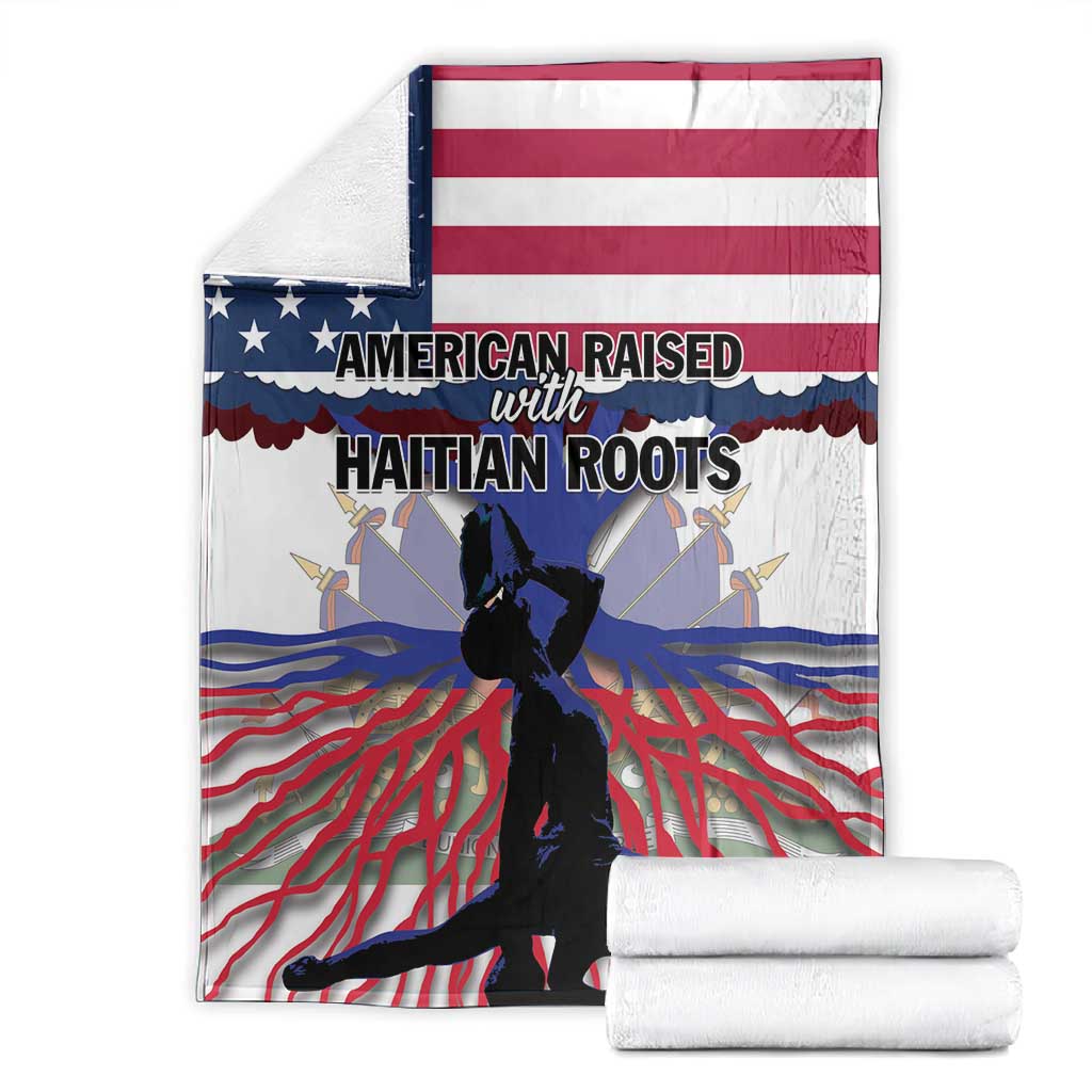 Afro Haiti Heritage Month 2025 Blanket American Raised With Haitian Roots