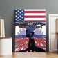 Afro Haiti Heritage Month 2025 Canvas Wall Art American Raised With Haitian Roots