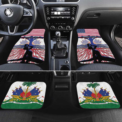 Afro Haiti Heritage Month 2025 Car Mats American Raised With Haitian Roots