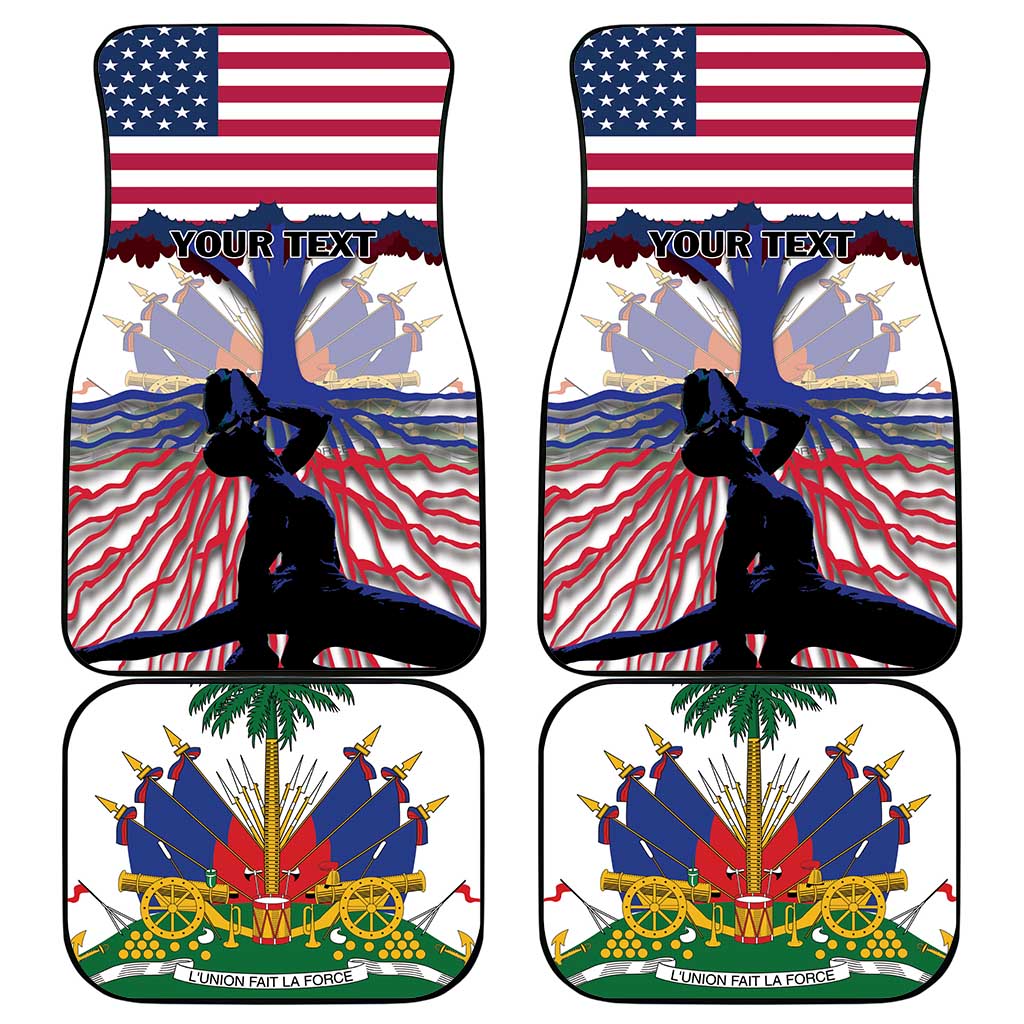 Afro Haiti Heritage Month 2025 Car Mats American Raised With Haitian Roots