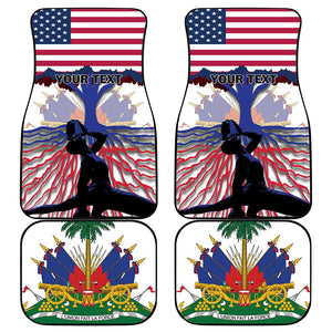 Afro Haiti Heritage Month 2025 Car Mats American Raised With Haitian Roots