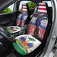 Afro Haiti Heritage Month 2025 Car Seat Cover American Raised With Haitian Roots