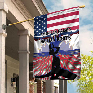 Afro Haiti Heritage Month 2025 Garden Flag American Raised With Haitian Roots