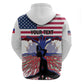 Afro Haiti Heritage Month 2025 Hoodie American Raised With Haitian Roots
