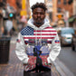 Afro Haiti Heritage Month 2025 Hoodie American Raised With Haitian Roots