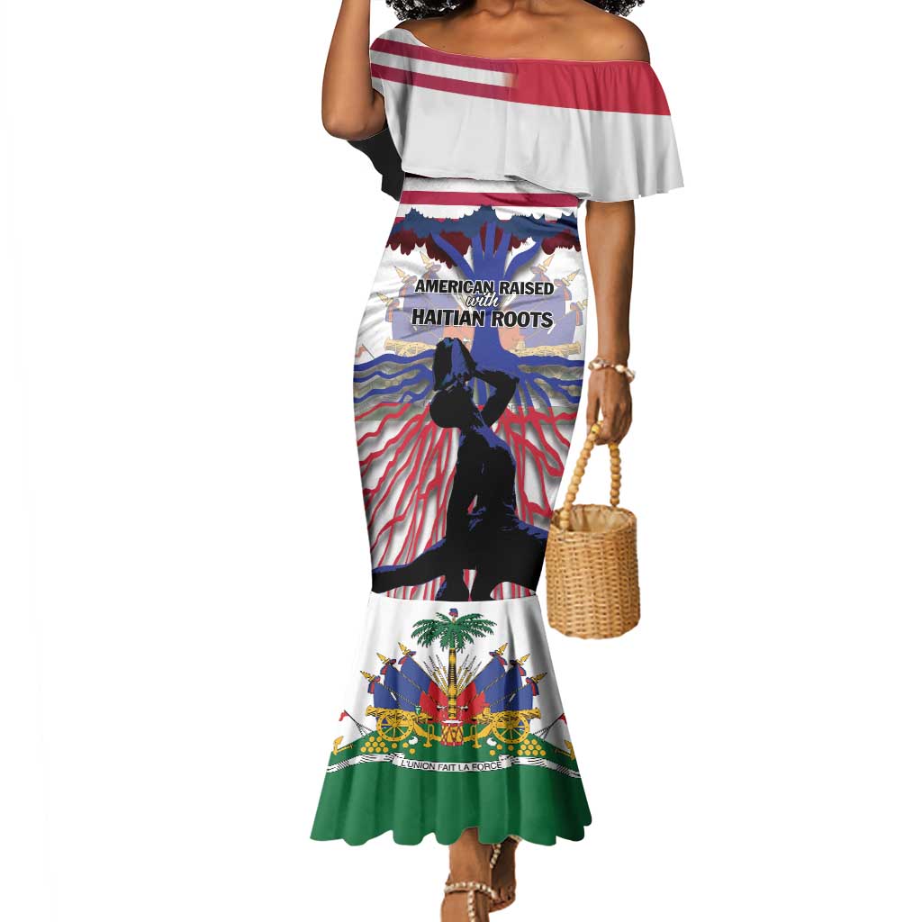 Afro Haiti Heritage Month 2025 Mermaid Dress American Raised With Haitian Roots