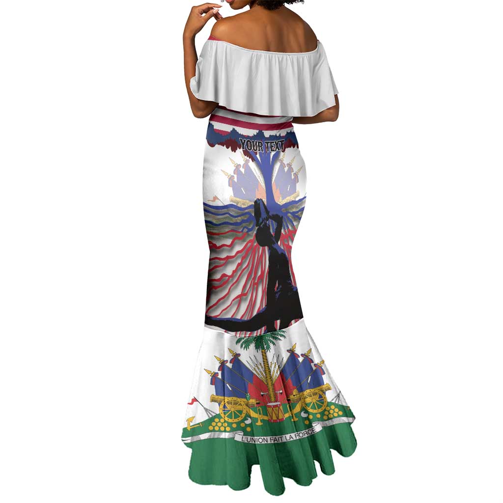 Afro Haiti Heritage Month 2025 Mermaid Dress American Raised With Haitian Roots
