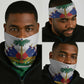 Afro Haiti Heritage Month 2025 Neck Gaiter American Raised With Haitian Roots - African Pride